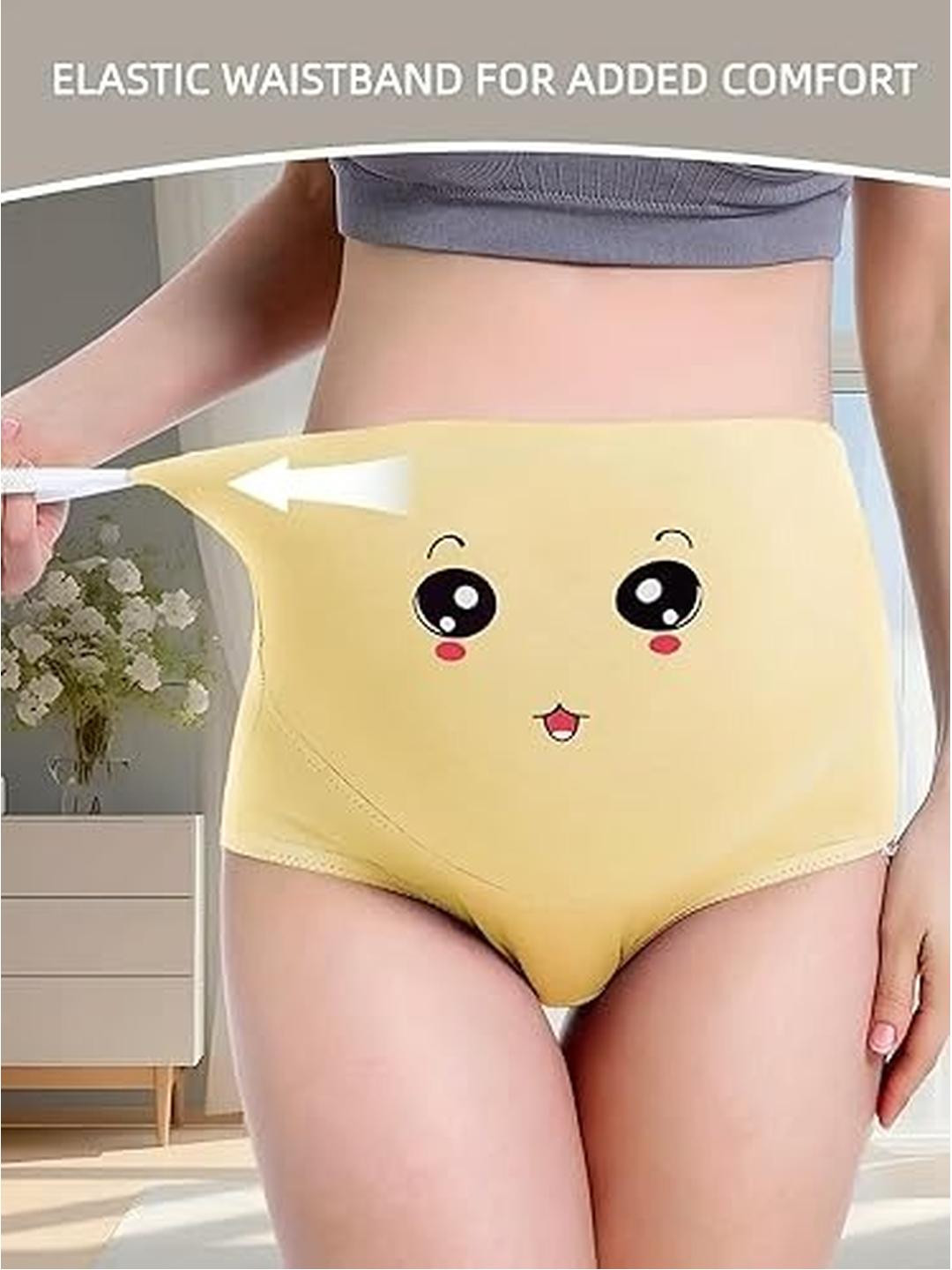 Women Cotton Maternity Full Coverage High Waist Brief