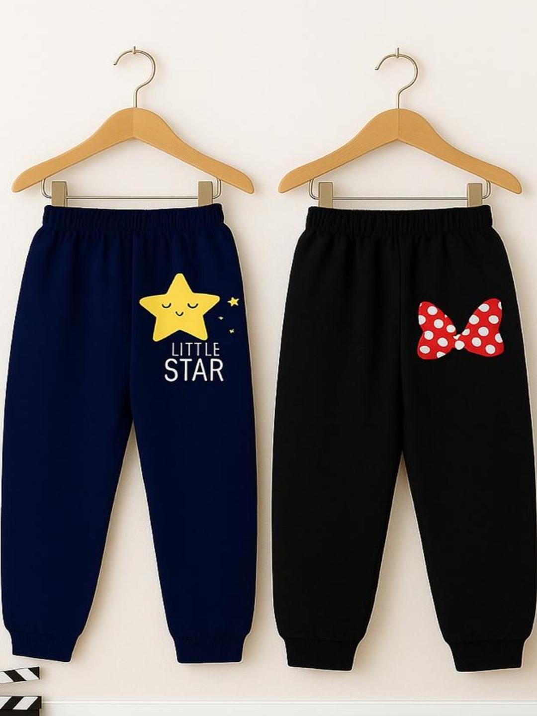 kiddify Unisex Kids Pack of 2 Printed Track Pants