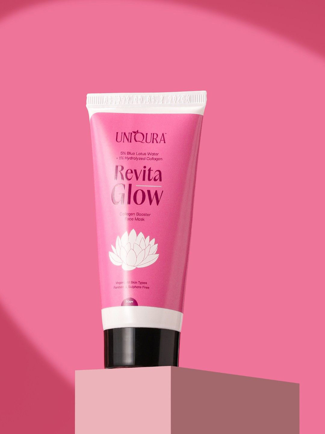 Uniqura Overnight Korean Collagen Mask With Hydrolyzed Collagen & Niacinamide - 50 g