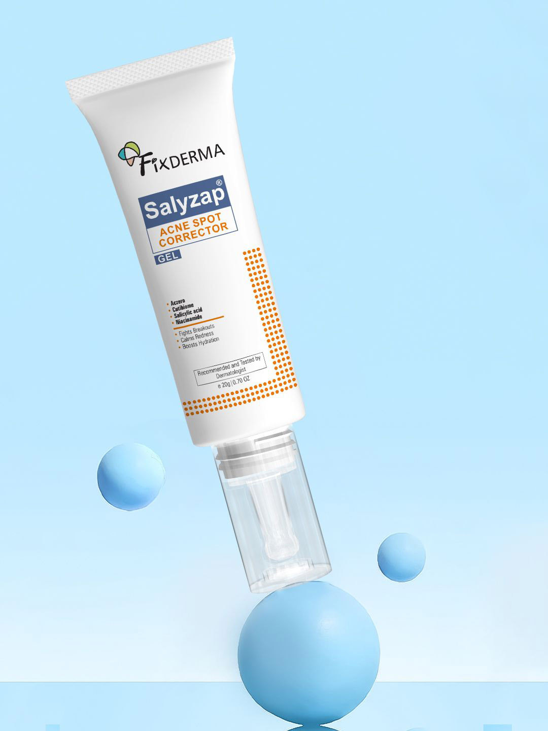 FIXDERMA Salyzap Acne Spot Corrector Gel With Salicylic Acid - 20g