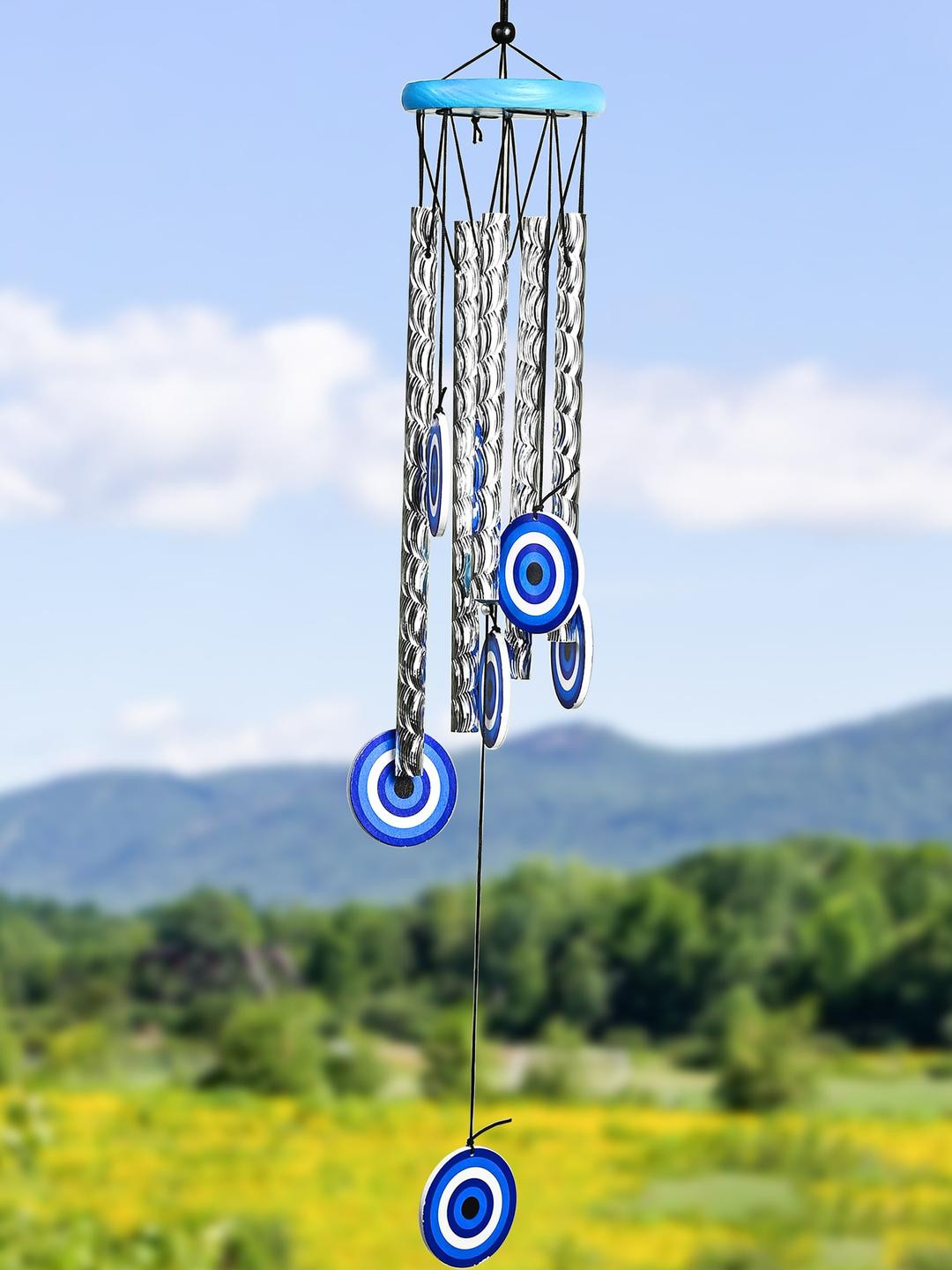 HINDCRAFT Evil Eye Wind Chimes