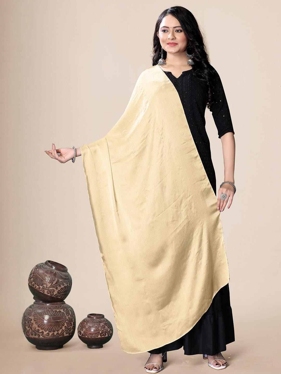 EBADAT Women Satin Dupatta