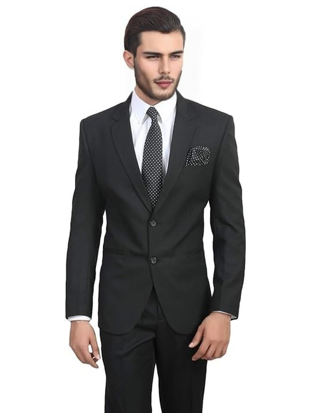 JAGDAMBA Men Slim Fit Single-Breasted Casual Blazer