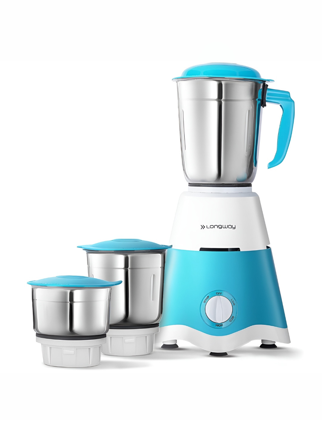 Longway Unisex Plastic Wet And Dry Grinder With Juicer With 700 Watt & 3 Jars