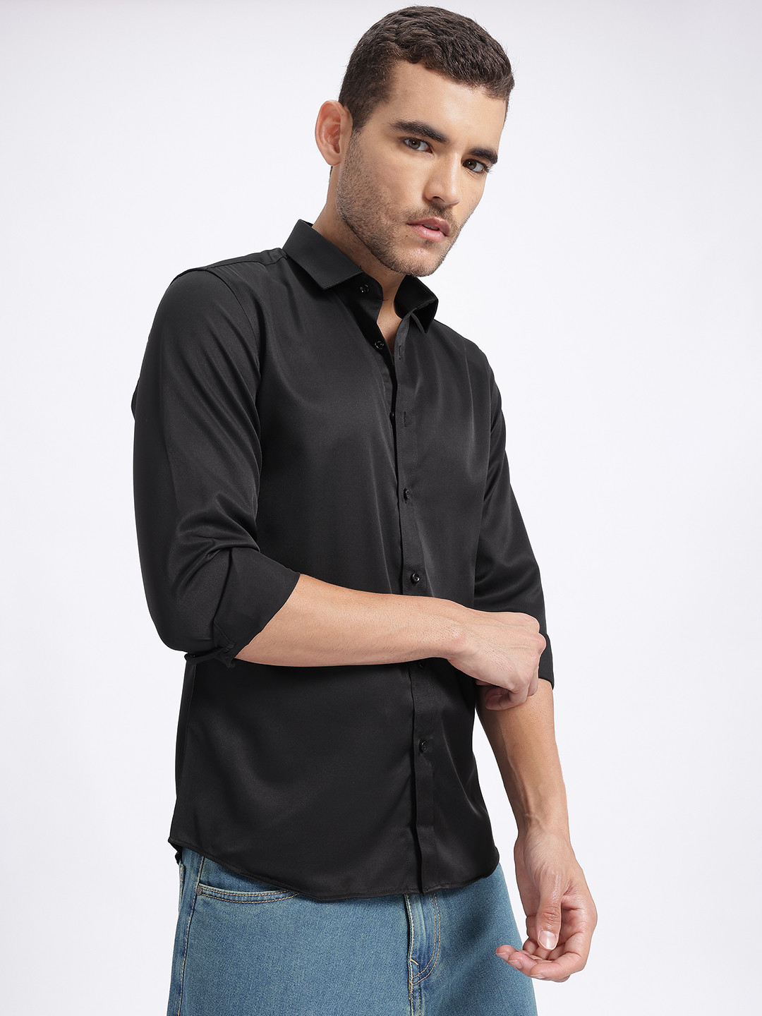 StyleCast x Revolte Slim Fit Party Shirt