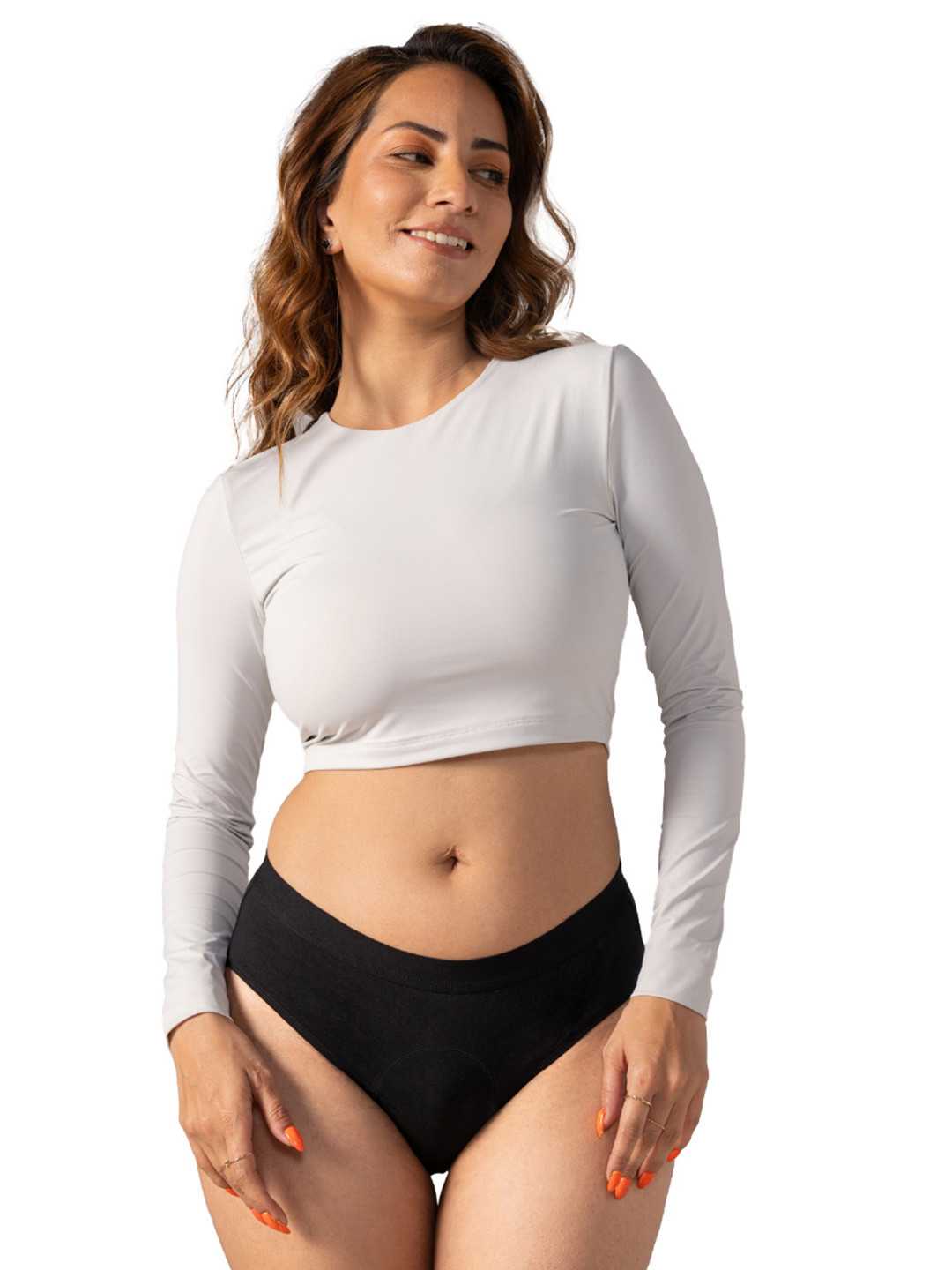 Mahina Reusable & Leak Proof Period Panty Black Cotton Mid Rise Super Heavy Flow