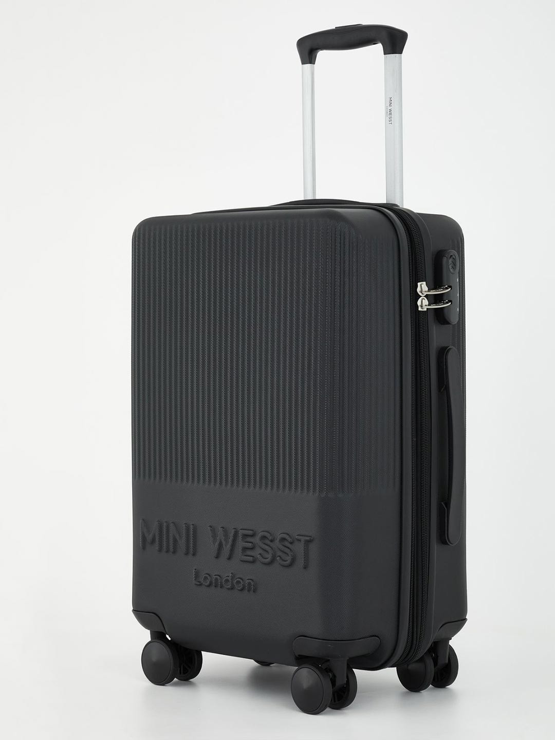 Mini west london Carry On Cabin Textured Hard-Sided Small Trolley Bag