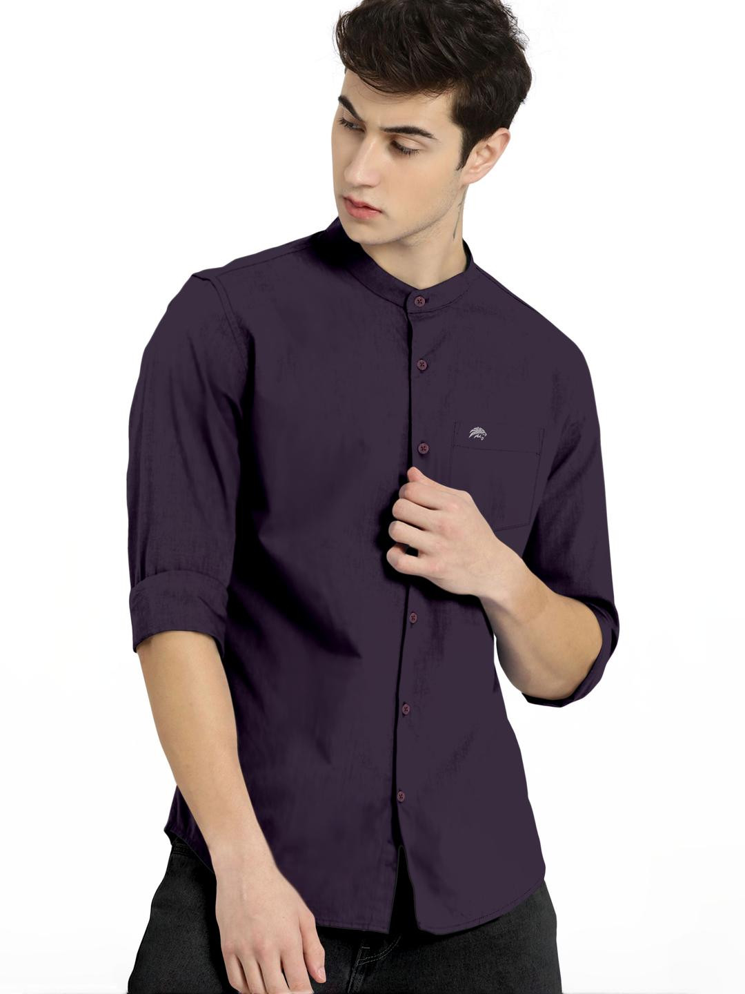 BRUCEWANE Men Cotton Shirts