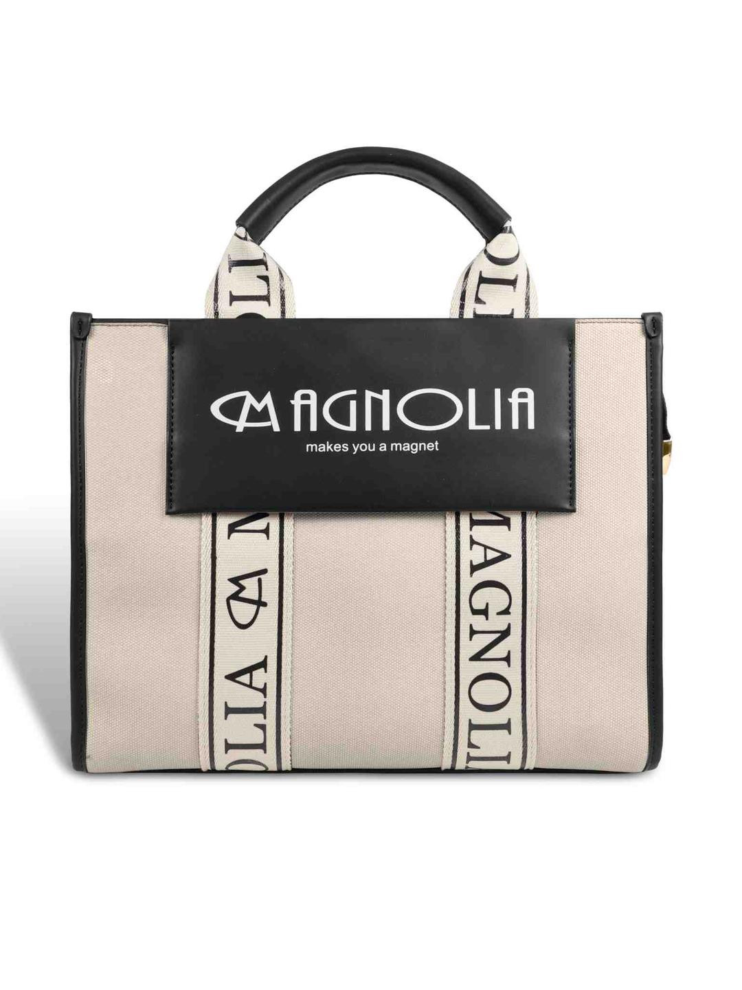MAGNOLIA Women Beige Solid Synthetic   Stylish Bag