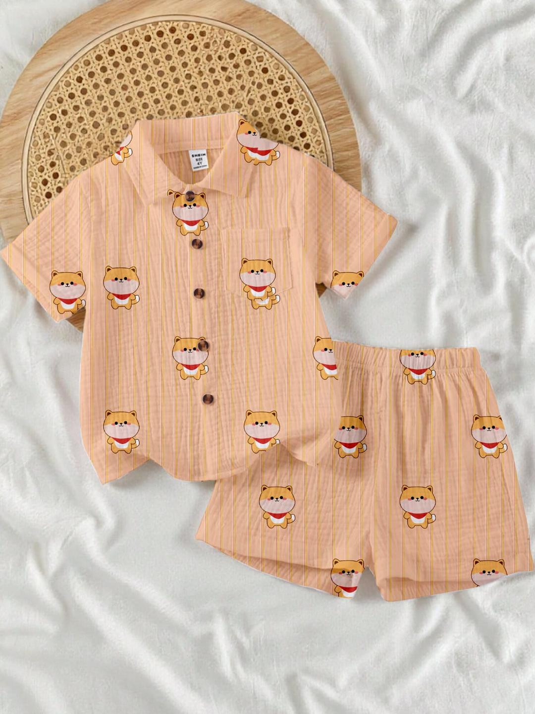 D&V ENTERPRISE Unisex Cotton Blend  Clothing Set