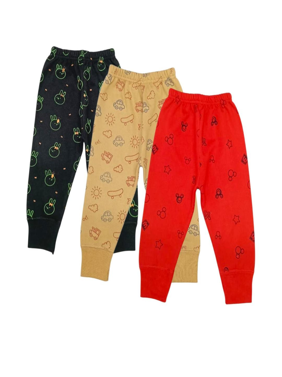 kidonic Unisex Kids Pack of 3 Pyjamas