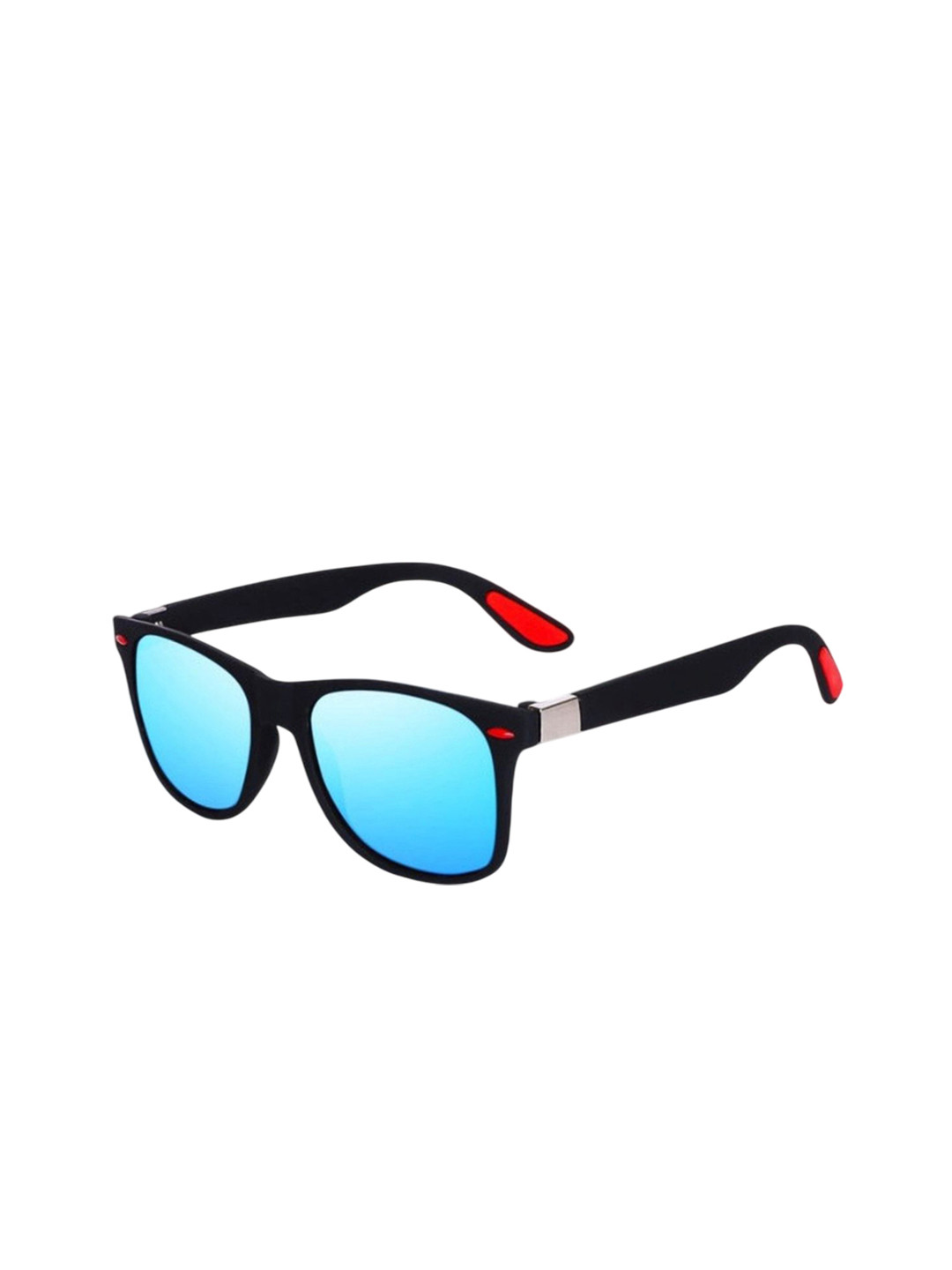 SPADEACES Unisex Square Sunglasses BLUE BLACK WAYFARAR-01_13