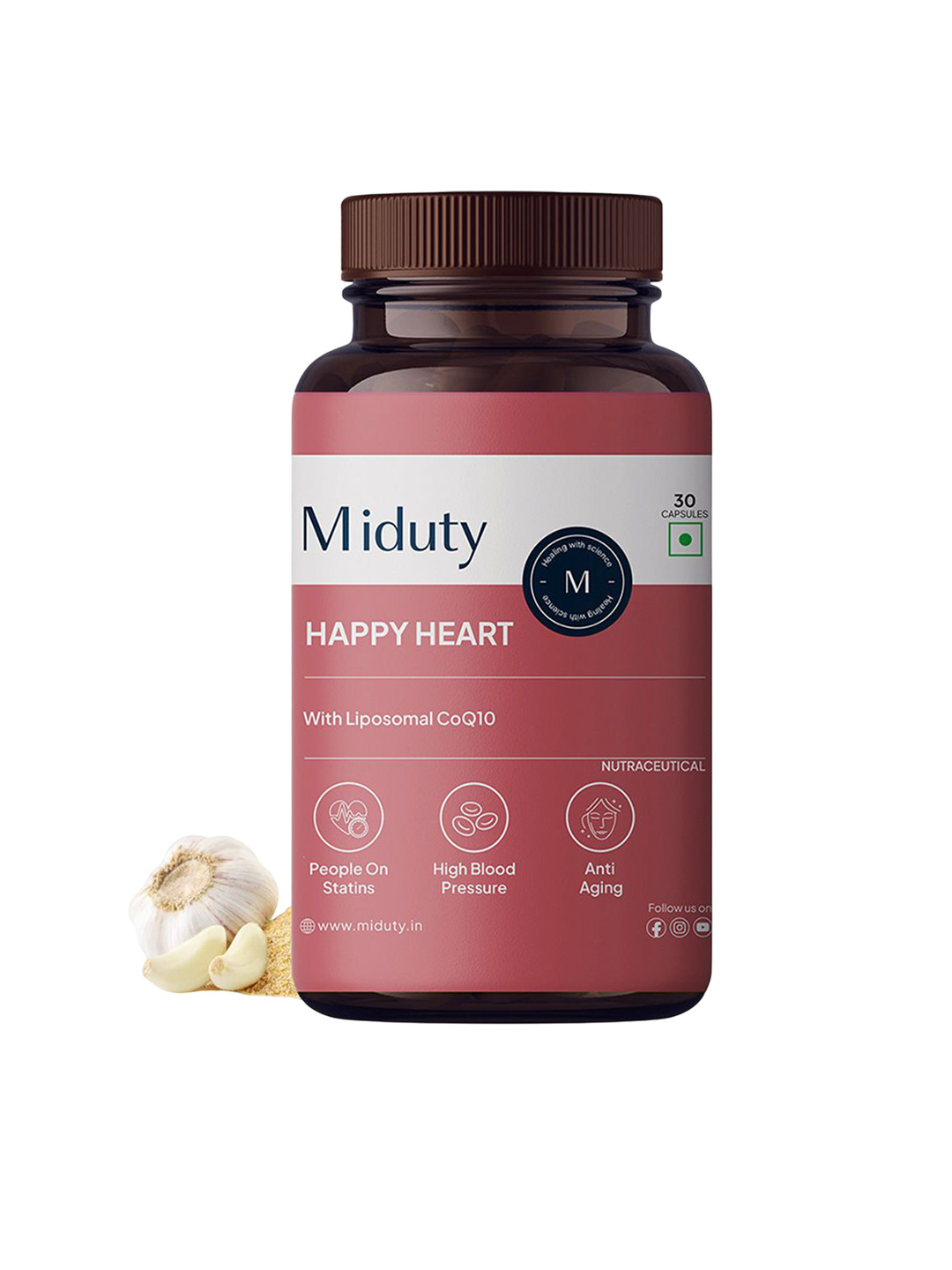 MIDUTY Happy Heart - 30 Capsules