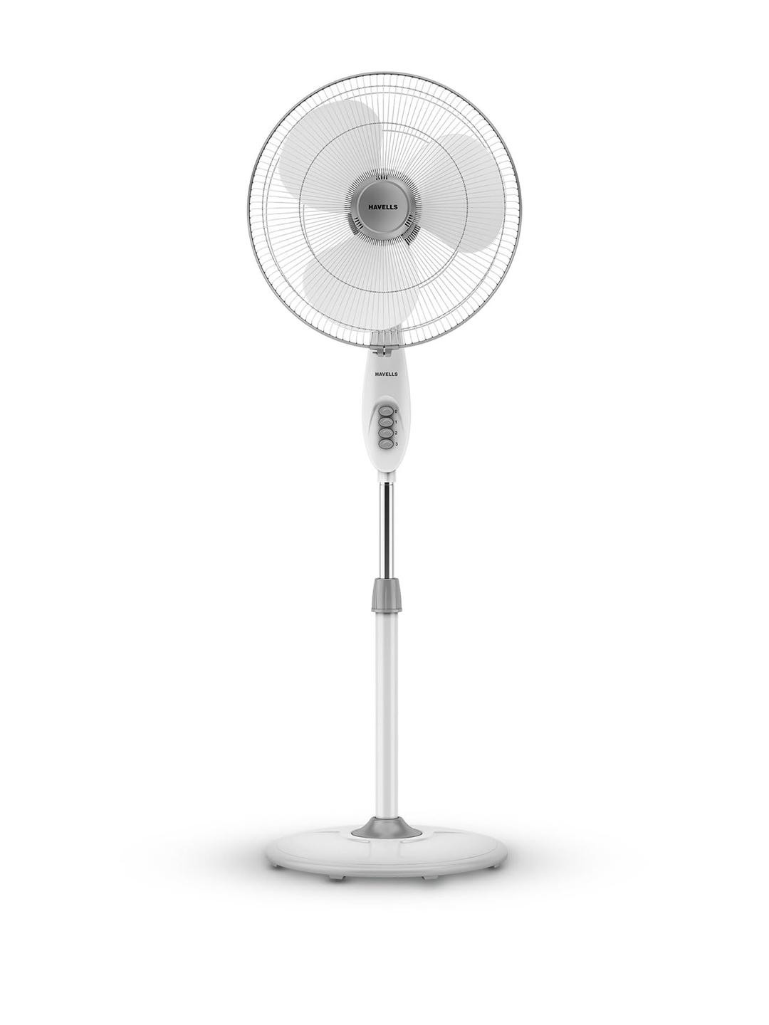 Havells White Grey 400MM Pedestal Fan