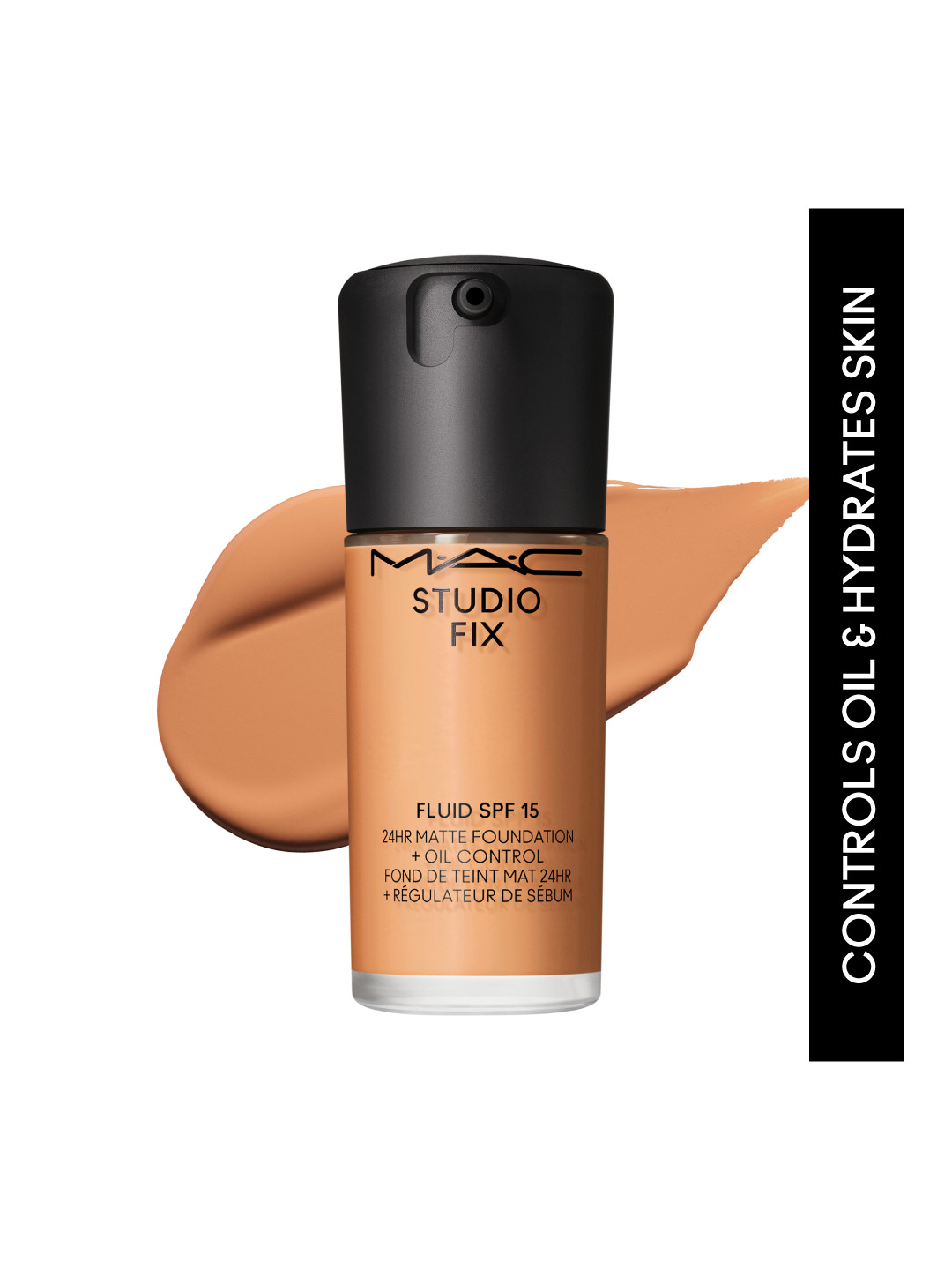 M.A.C Studio Fix Fluid SPF 15 24Hr + Oil Control Matte Foundation 30 ml - Shade NC43.5