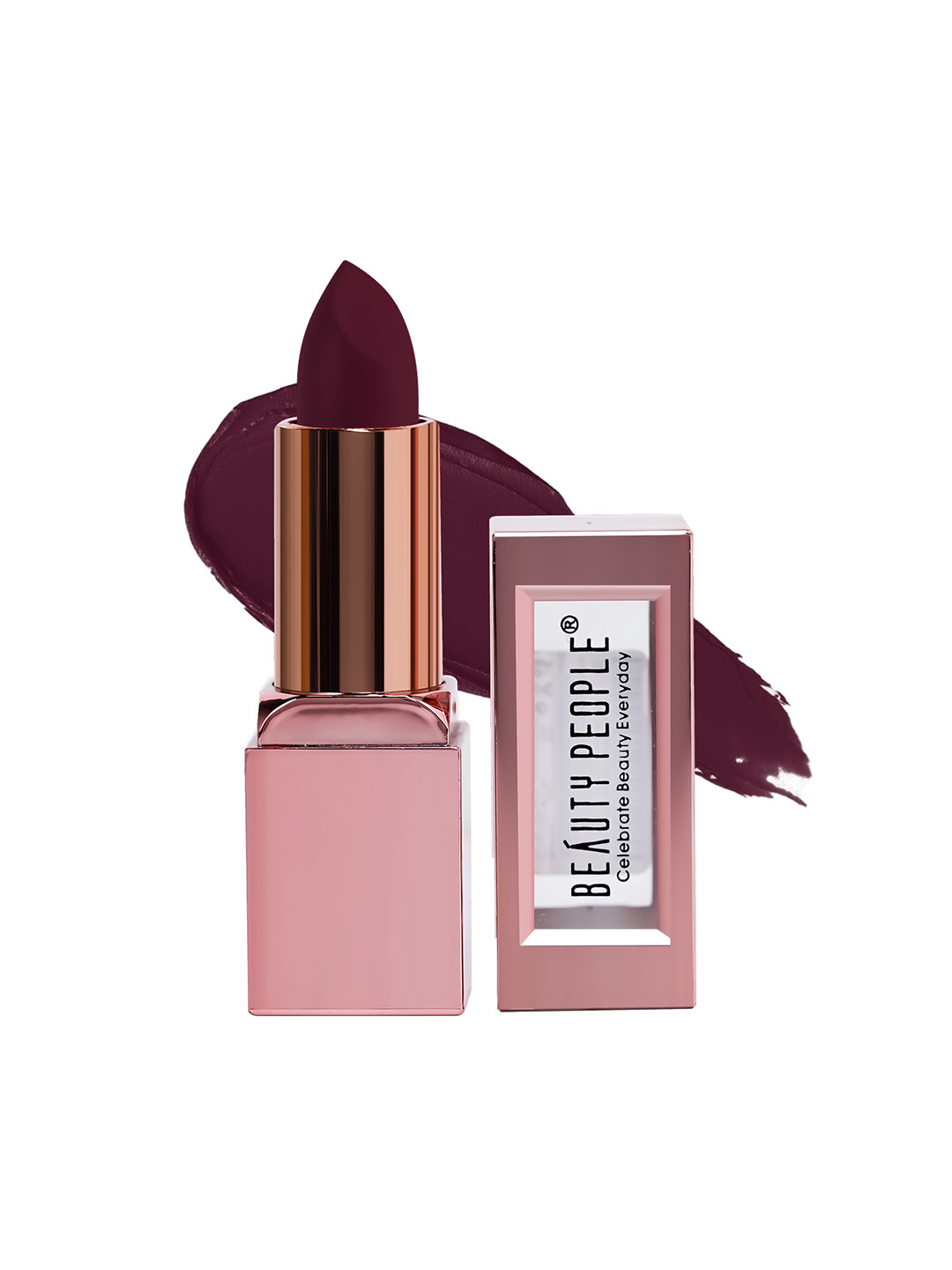 Beauty People Glorified Matte Lipstick - 8 Hr Stay - Royal Plum