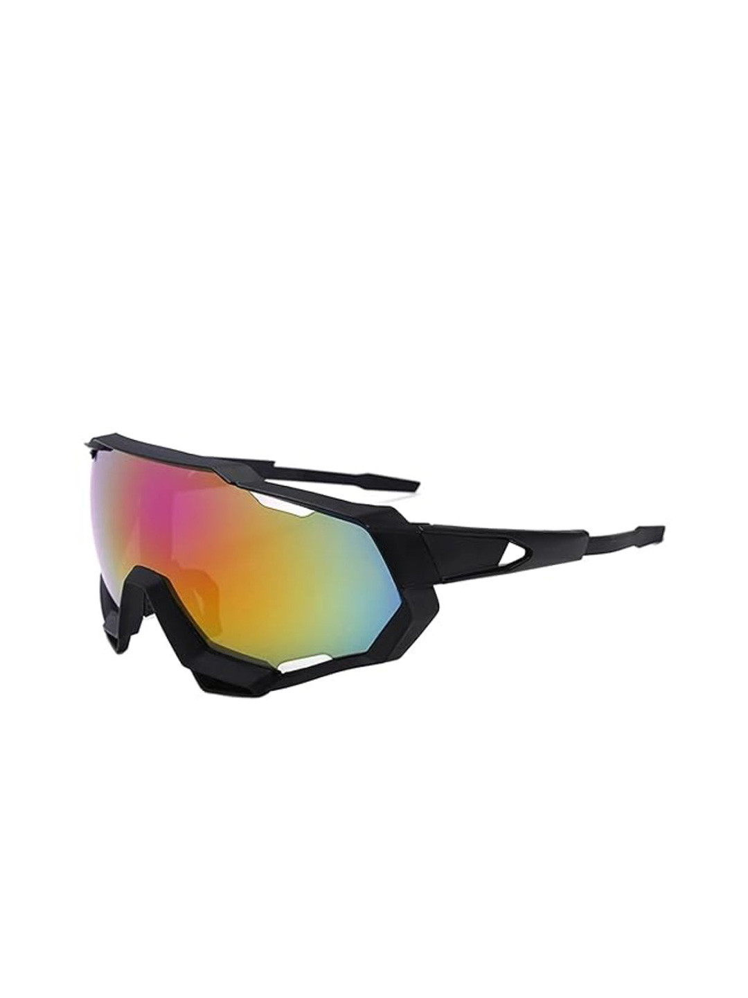 AUGEN Unisex Full Rim Shield Sunglasses with UV Protected Lens VI-SG-154-C3