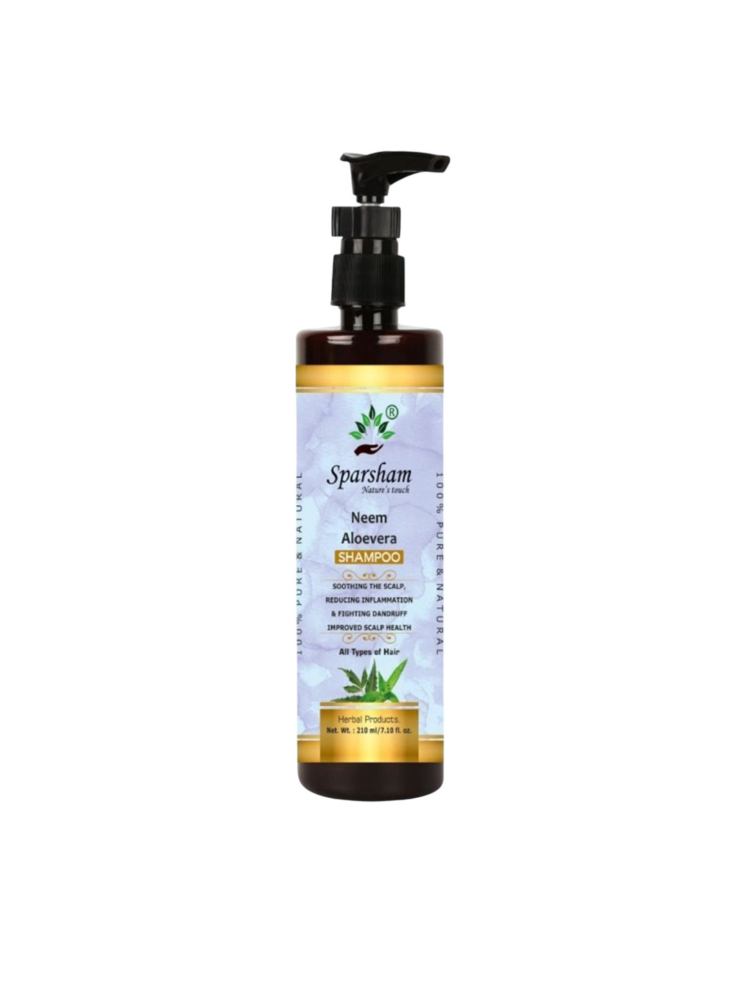 SPARSHAM-NATURE'S TOUCH Neem Aloe Vera Shampoo - 210 ml