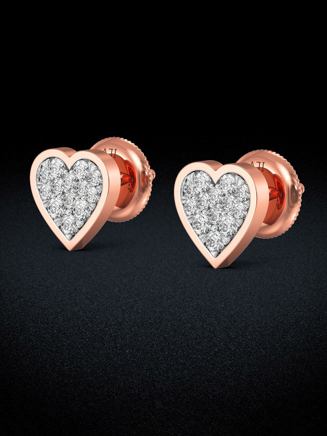 Joyalukkas Women 18KT Celestial Shimmer Earrings Diamond -1.656 g 0.24 carat