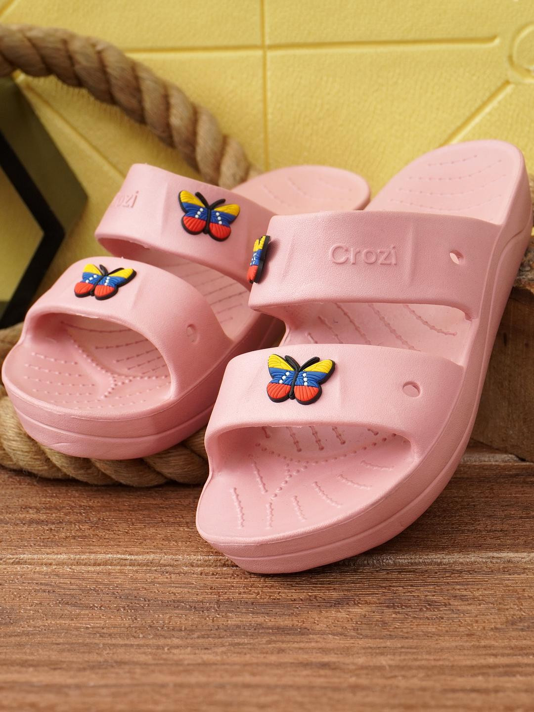 Shozie Women Butterfly Applique Sliders