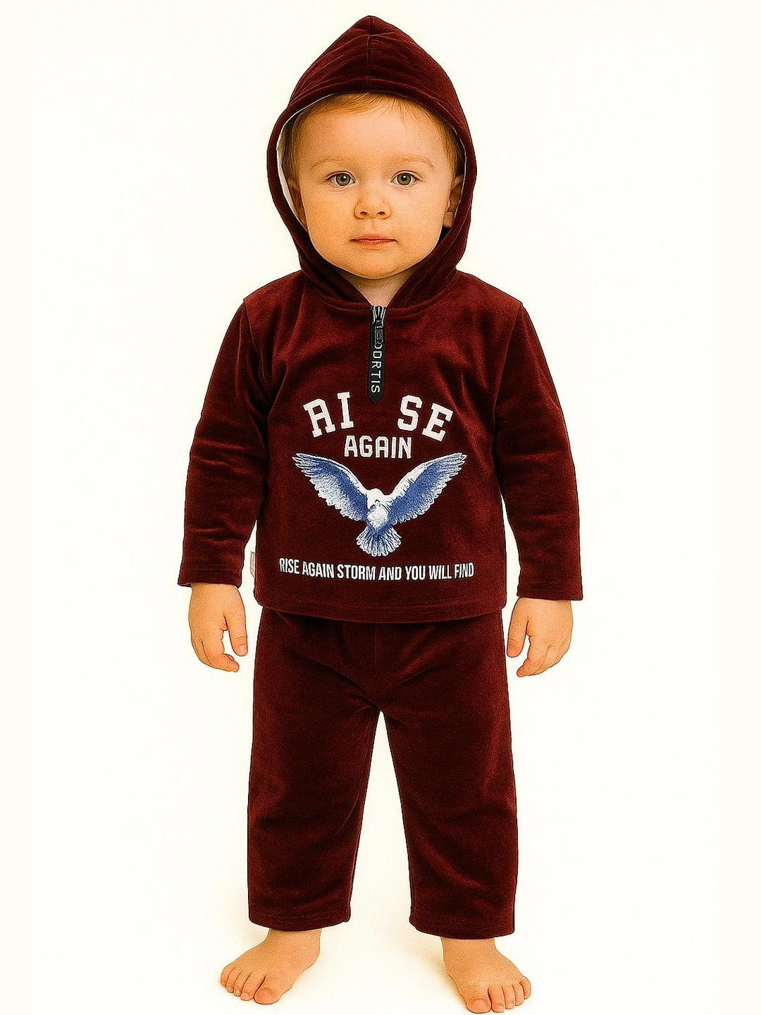 Fly Step Boys Cotton Blend Printed Clothing Set