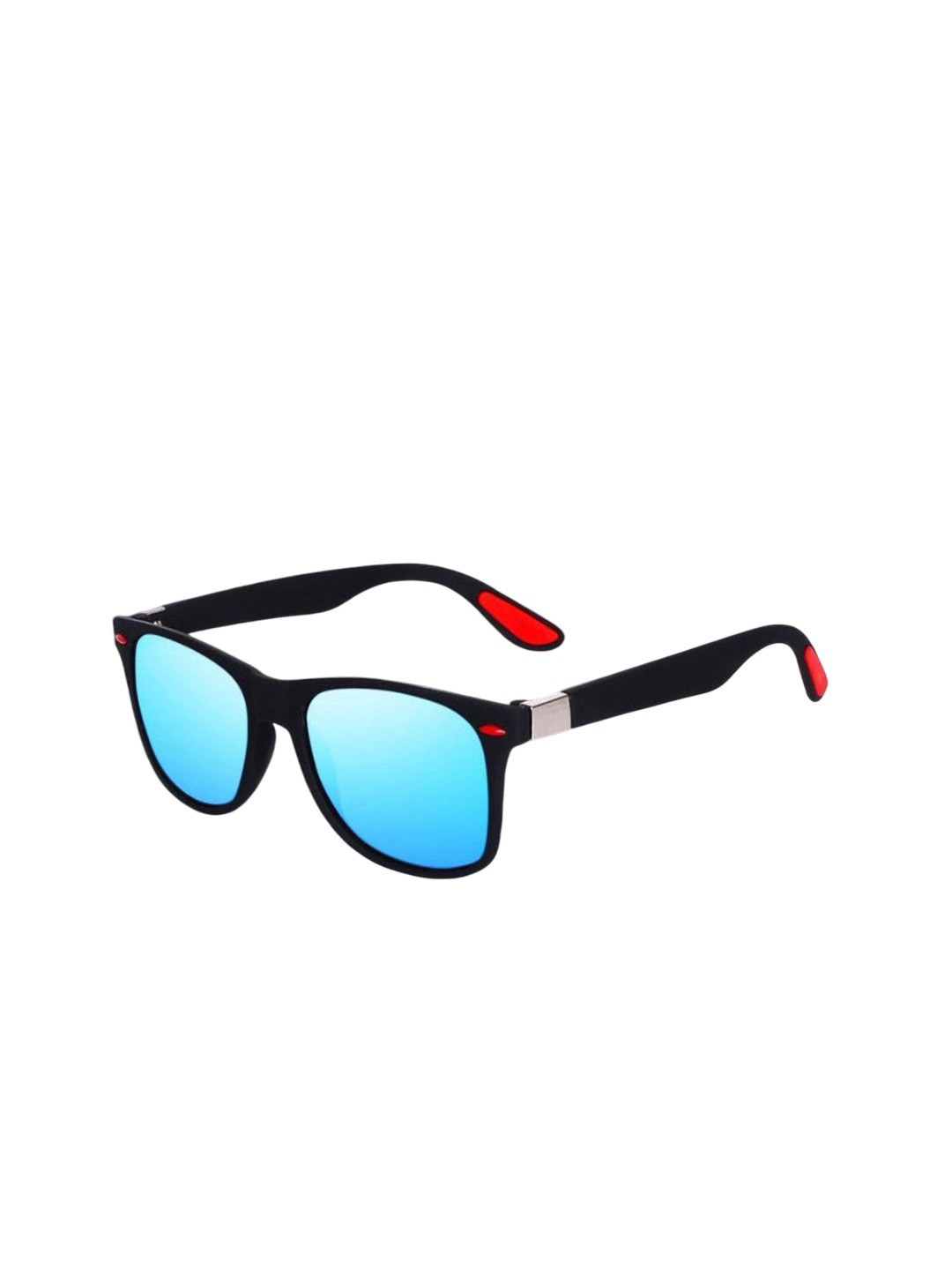 SPADEACES Unisex Square Sunglasses BLUE BLACK WAYFARAR-17_14