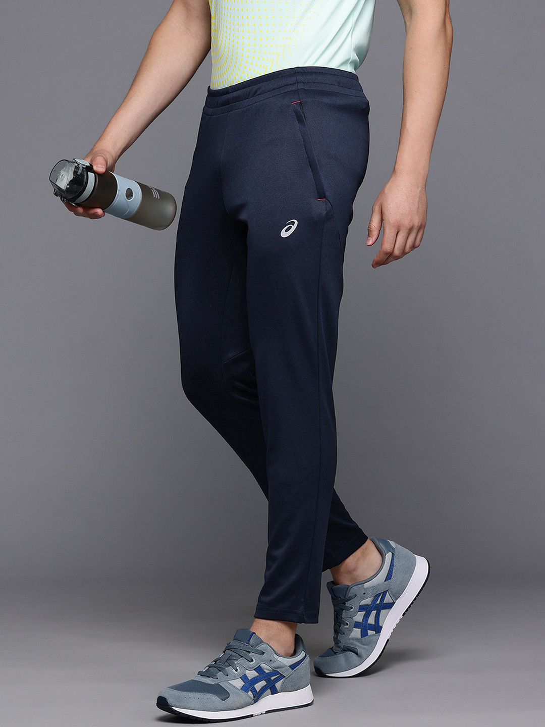 ASICS Men Reflective Strip Running Track Pants