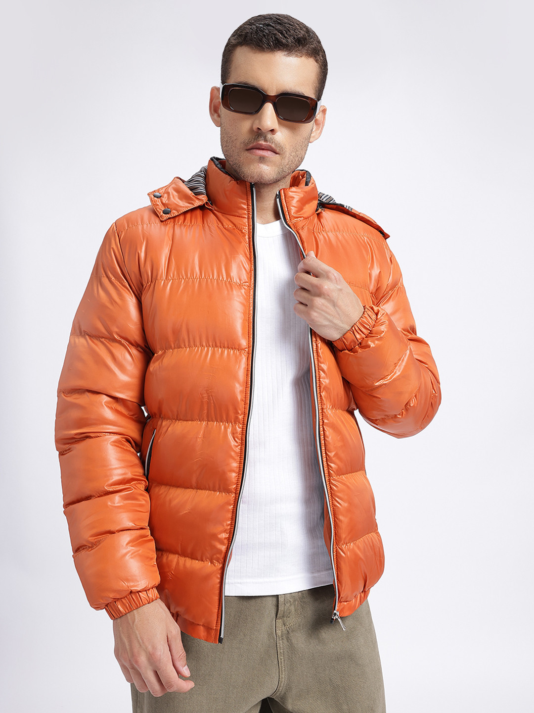 StyleCast x Revolte Hooded Puffer Jacket