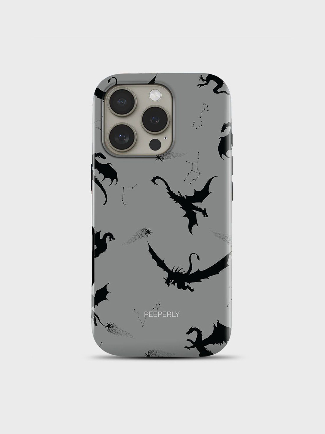 PEEPERLY Women Draco Printed iPhone 14 Impact Resistant Back Case Mobile Accessories