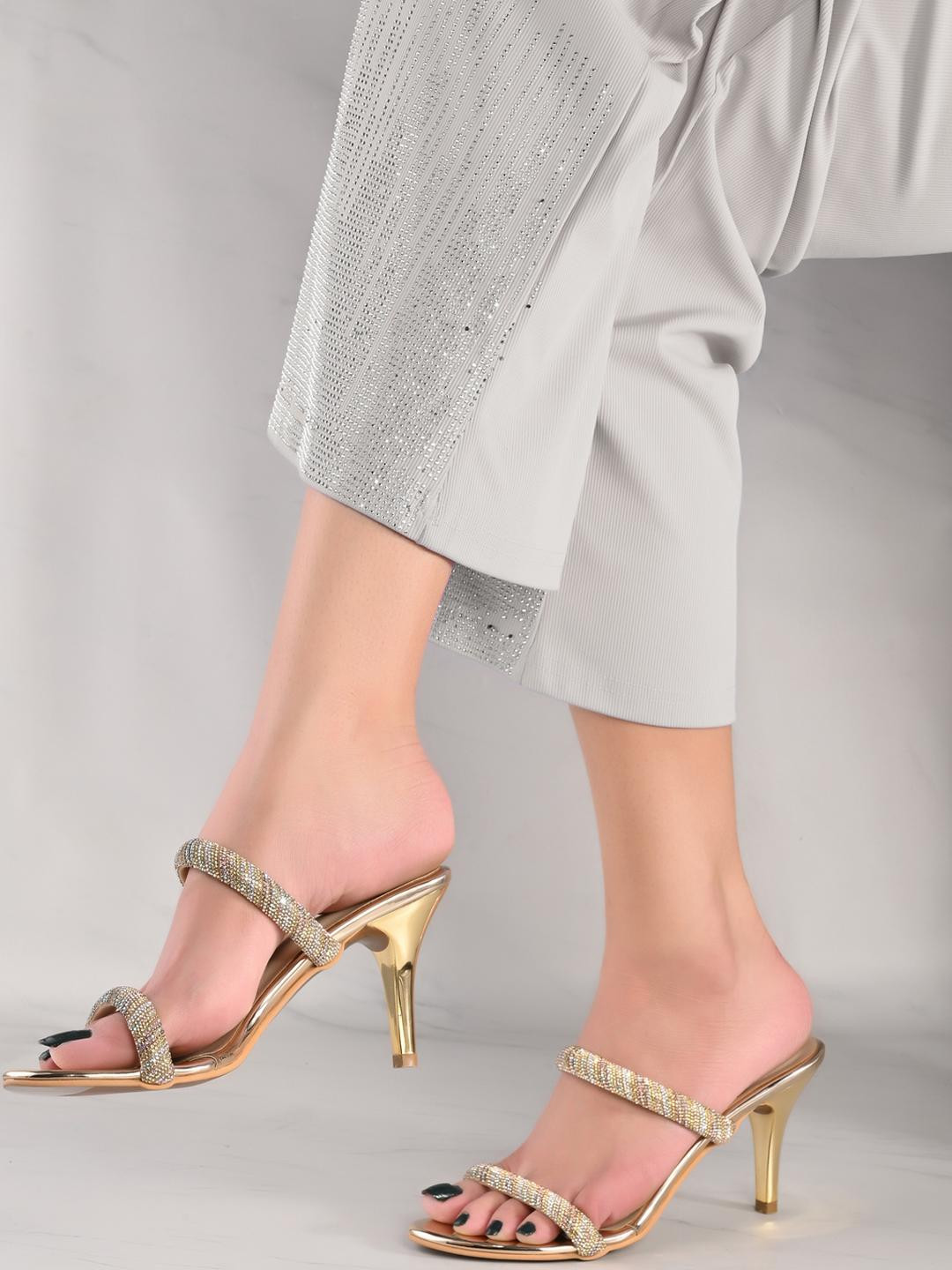 Valentino Women Golden Stiletto Heels