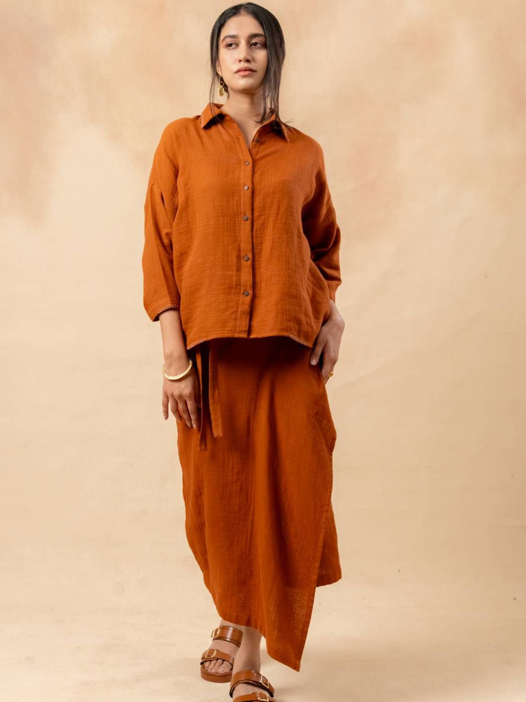 Doodlage Shirin Women Cotton Wrap Skirt
