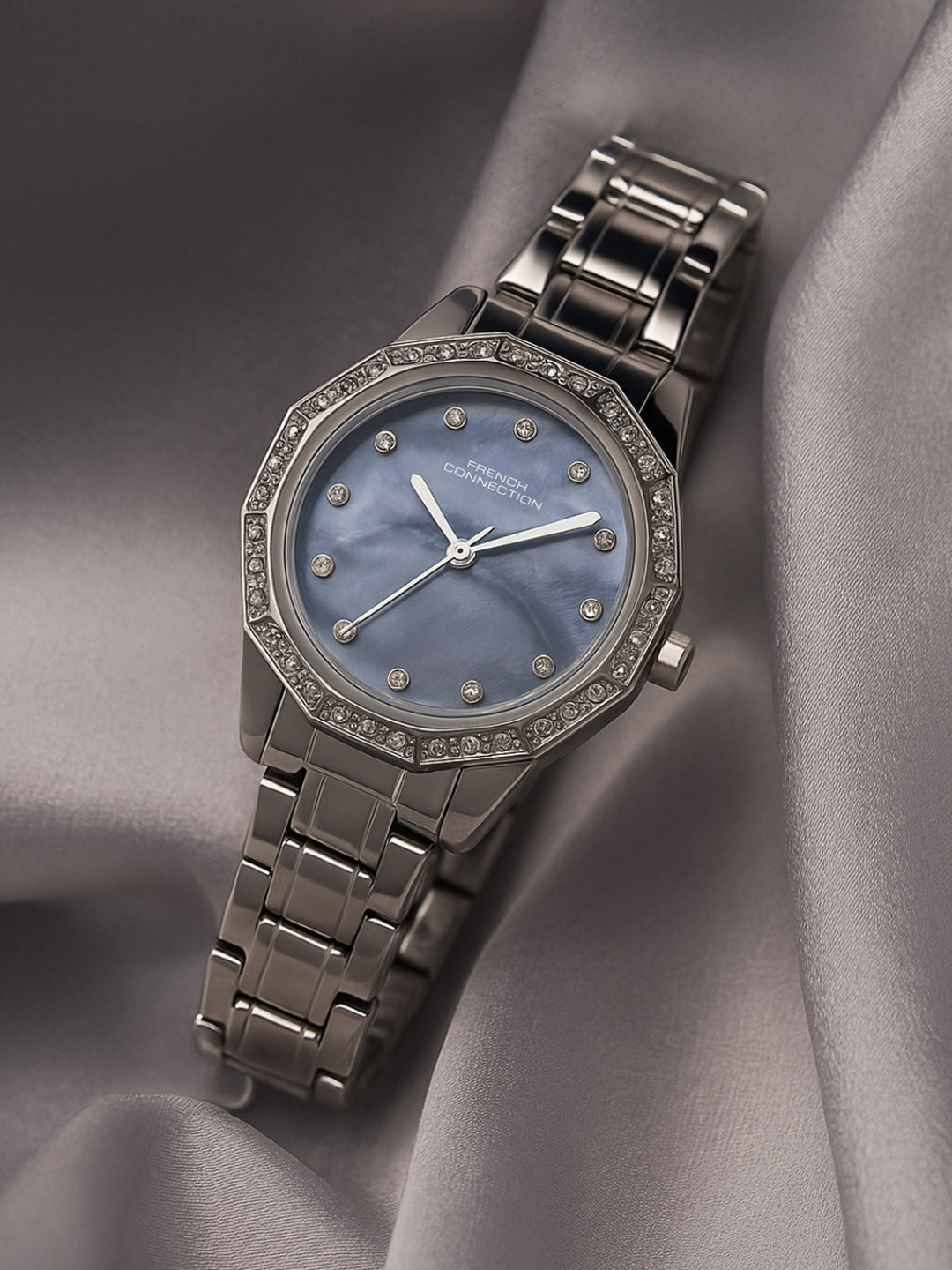 French Connection Fall Winter 25 Women Mother of Pearl Analogue Watch FCU9USM