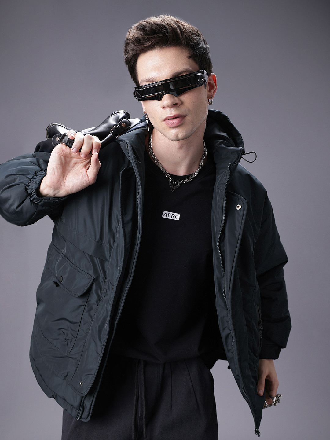 SOKO STREET Hooded Puffer Jacket