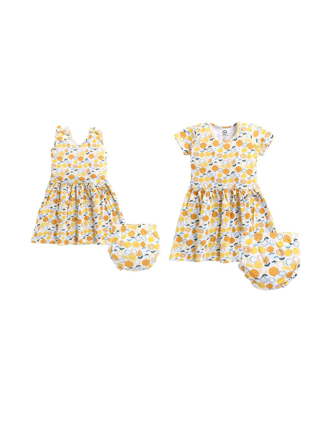 THE COTTON BABY Girl Pack Of 2 A-Line Dress