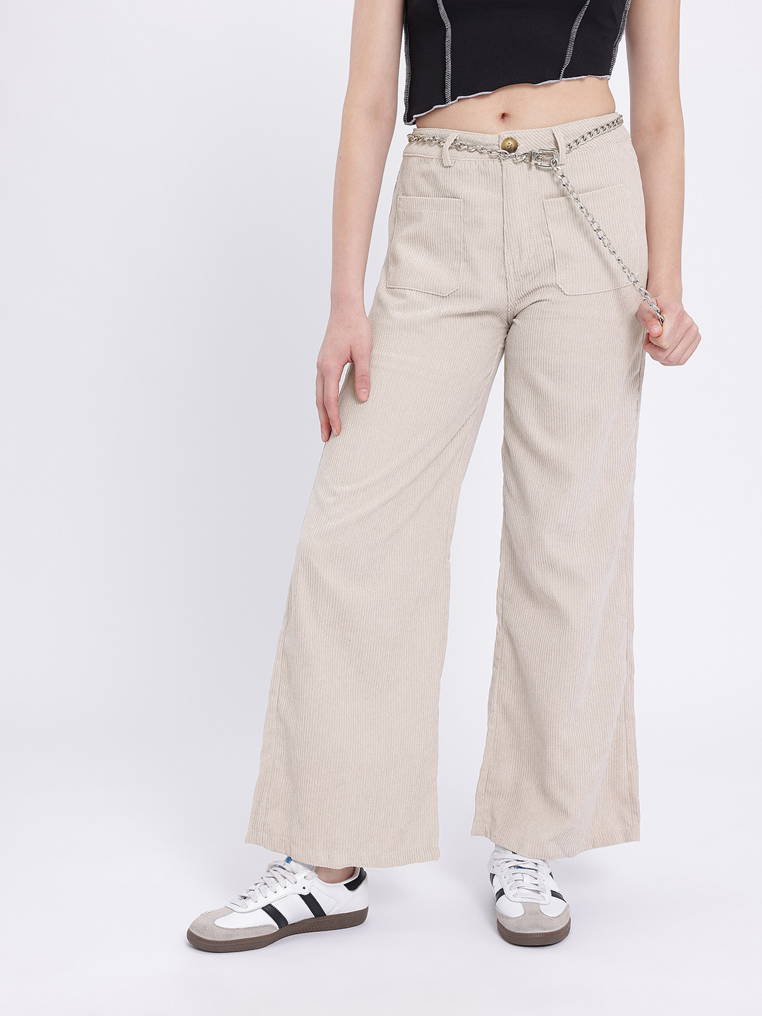 StyleCast x Revolte Women Corduroy Trousers