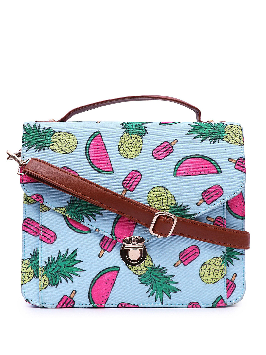 MARISSA Women Graphic Printed Crossbody Satchel Bag