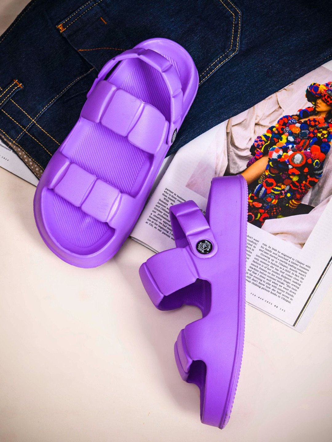 Deflow Women Round Toe Flip Flop