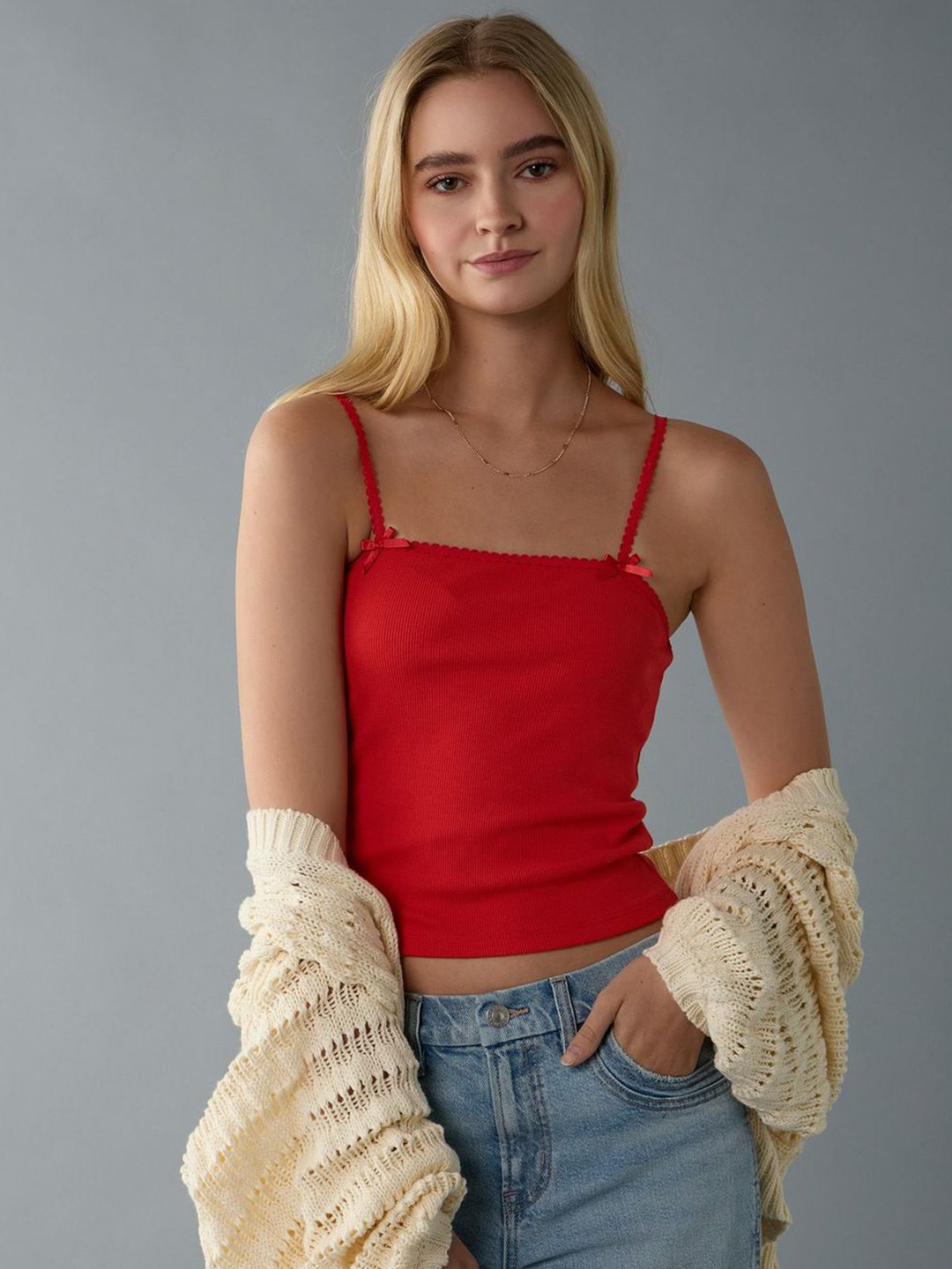 AMERICAN EAGLE OUTFITTERS Women Cami & Crop Tops