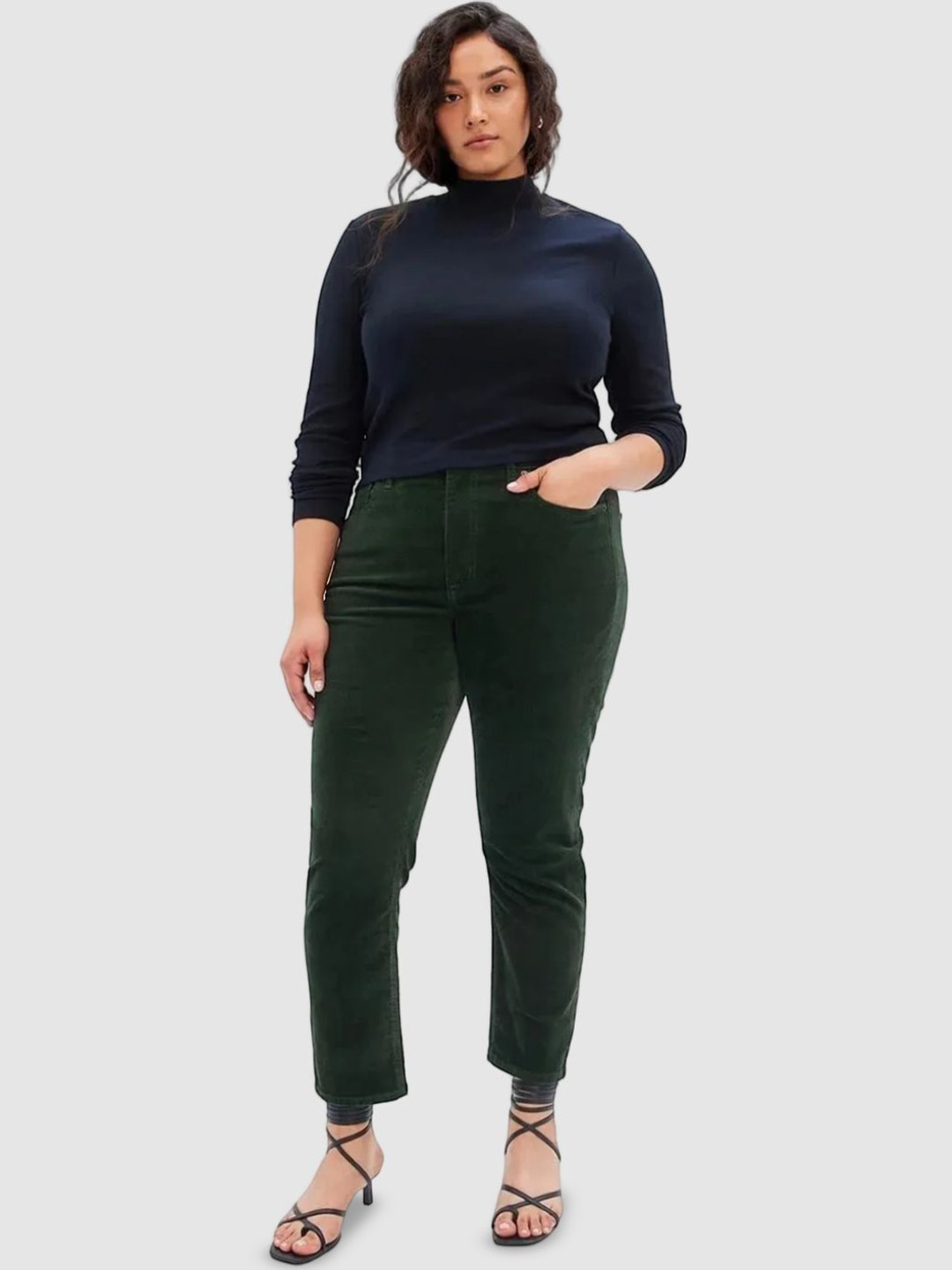 GAP Women High-Rise Slim Fit Cigarette Trouser