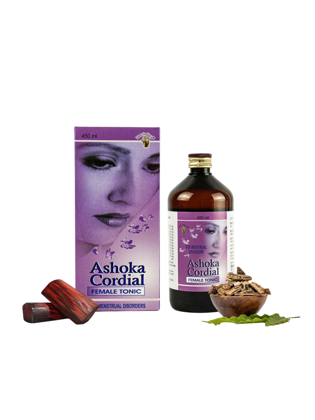 Dee india Herbals Ayurvedic Ashoka Cordial Female Tonic - 450 ml