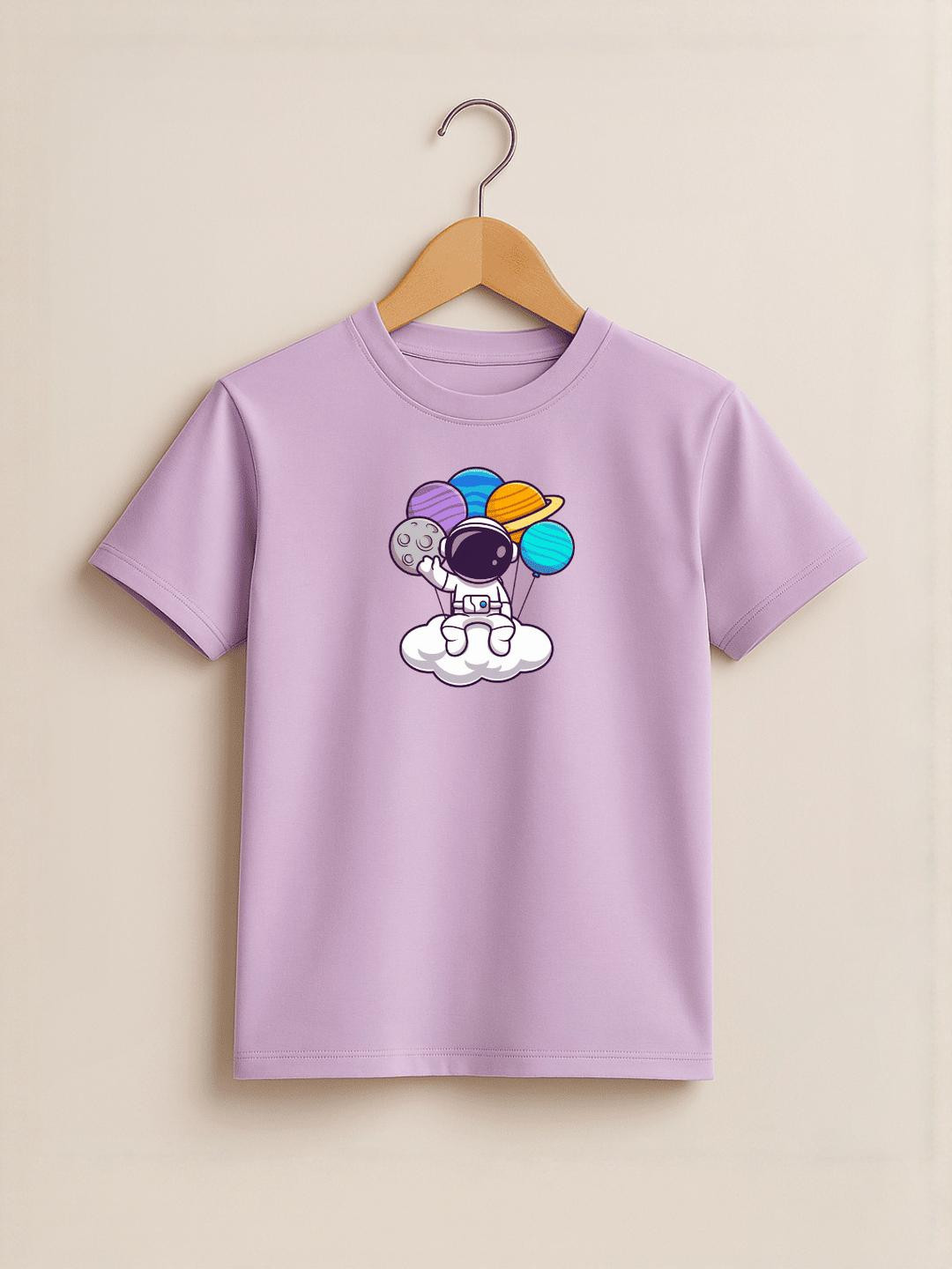 KIDAROO Kids Cotton Space Print T-shirt