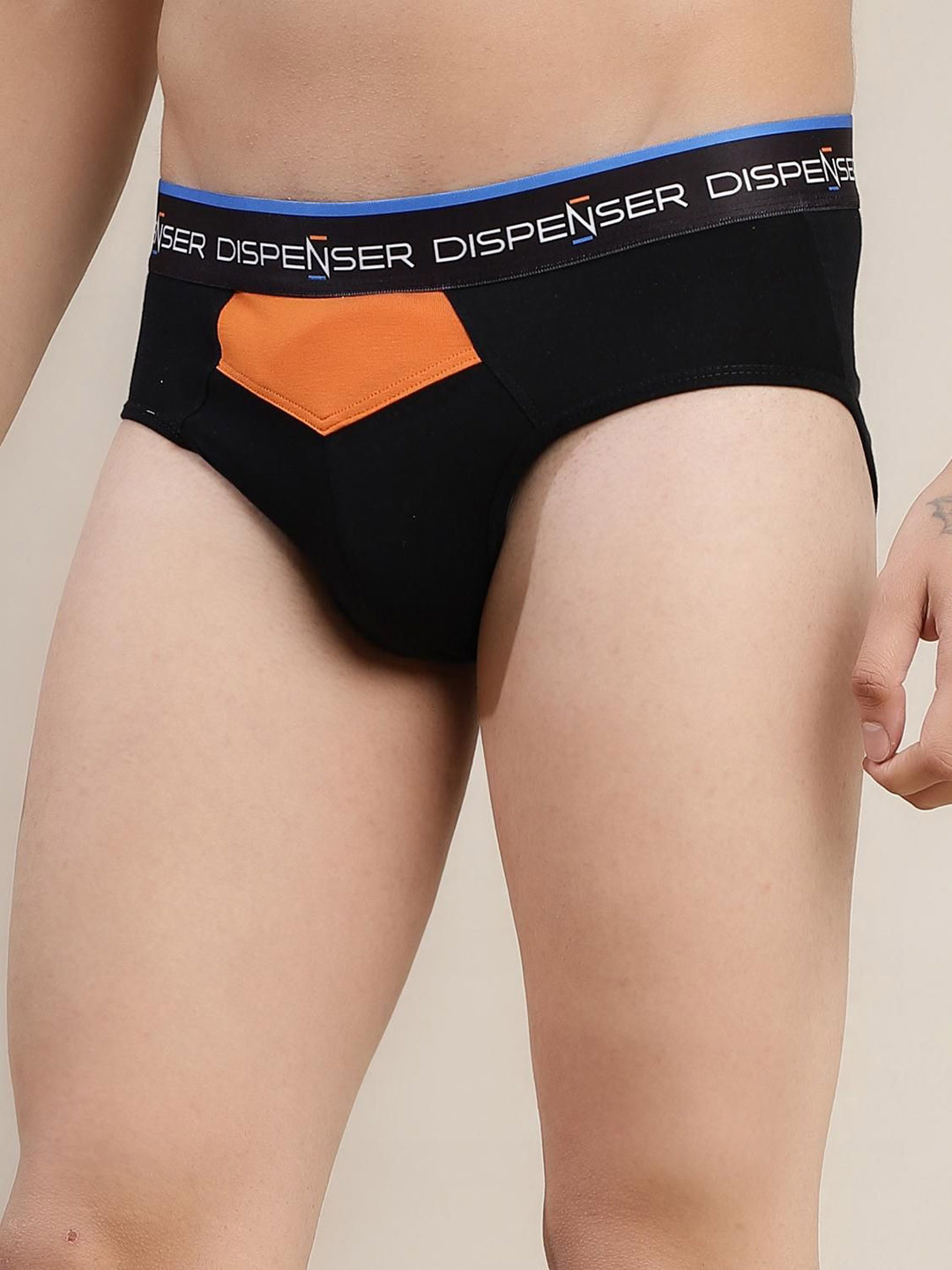 DISPENSER Colourblocked Quick Dry Breathable Basic Briefs
