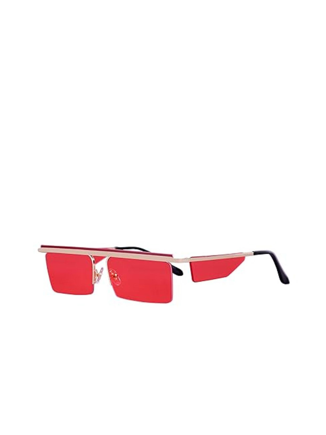 AUGEN Unisex Square Sunglasses with UV Protected Lens VI-SG-18929-Red