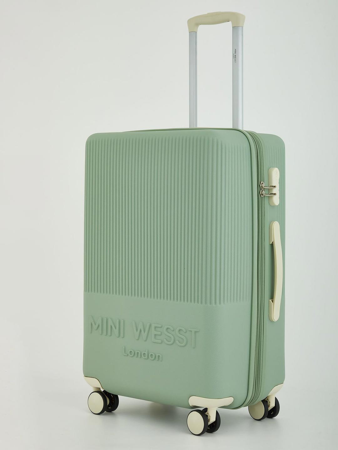 Mini west london Carry On Textured Hard Sided Cabin Trolley Bag