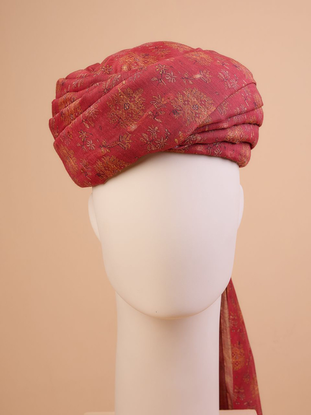 Tasva Floral Printed Chanderi Safa