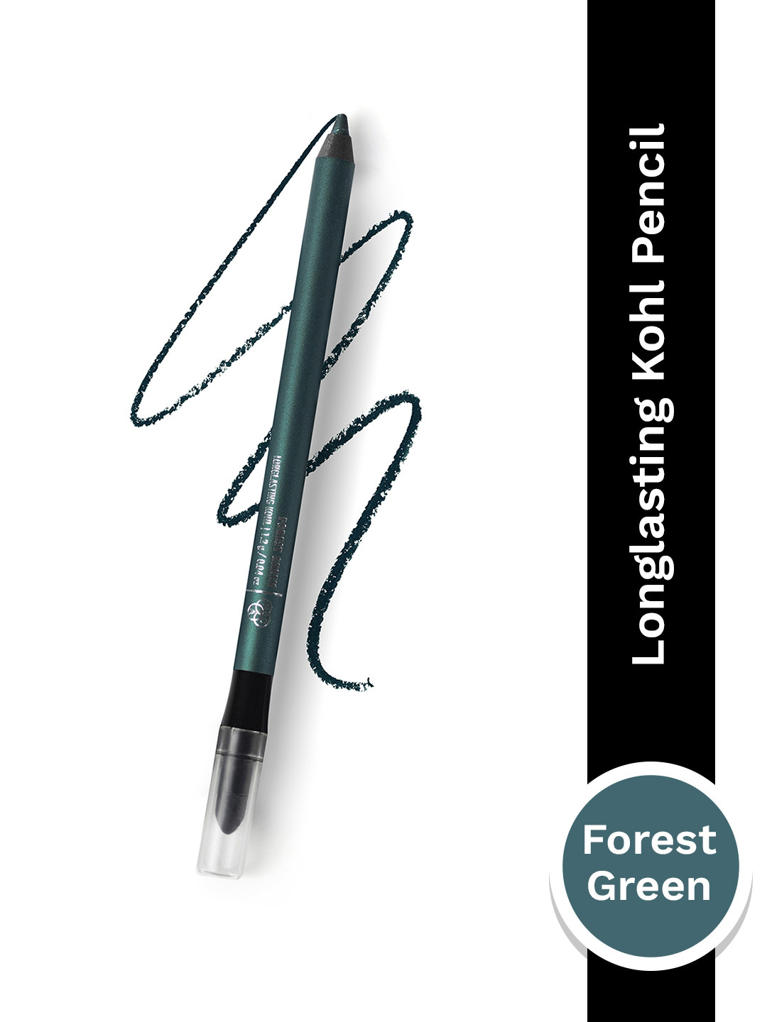 PAC Longlasting Kohl Pencil with Intense Payoff Waterproof - Forest Green - 1.2 g
