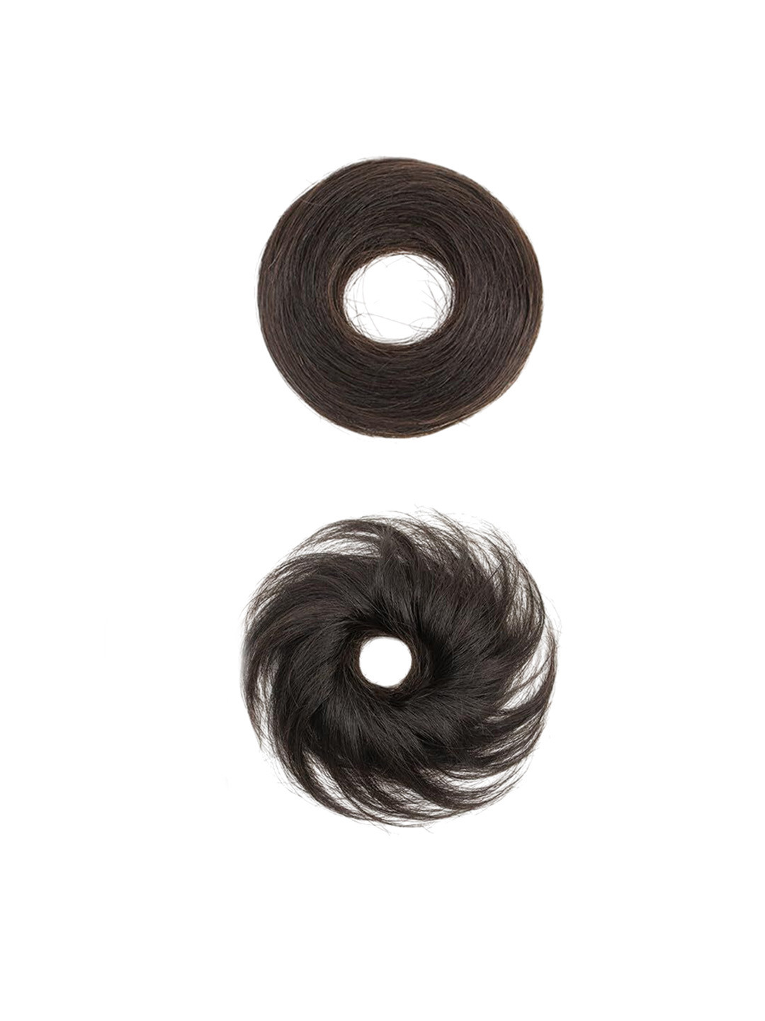 VIEWS Halo Wavy Bun Hair Extension - Black - 12 Inch