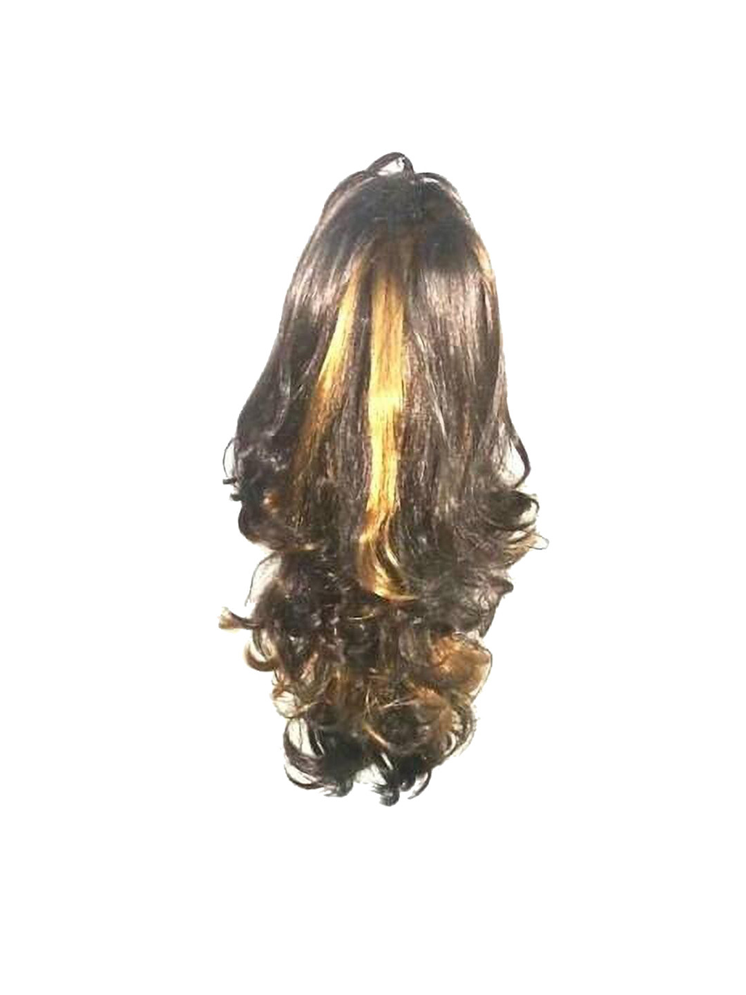 VIEWS Wavy Clip-In Locks Hair Extension-Gold Toned -22 Inch