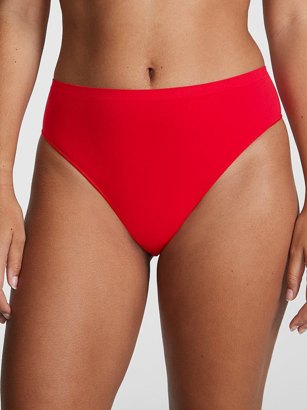 Victoria's Secret Mid-Rise Breathable Seamless Brazilian Basic Briefs