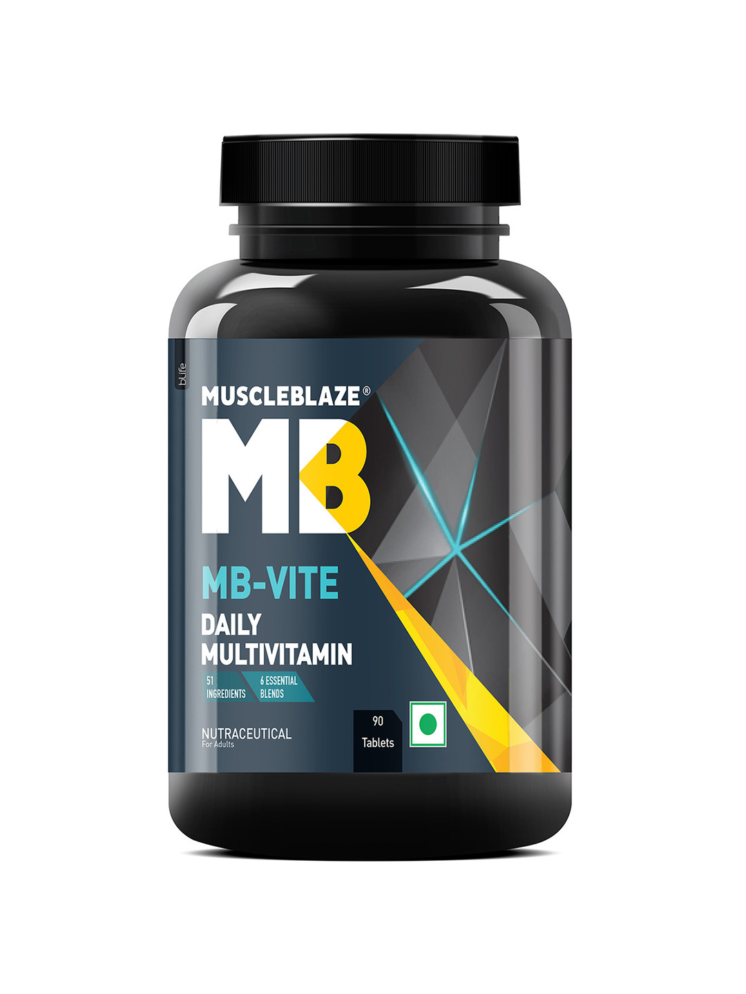 MuscleBlaze MB-Vite Daily Multivitamin With 51 Ingredients 90 Tablets